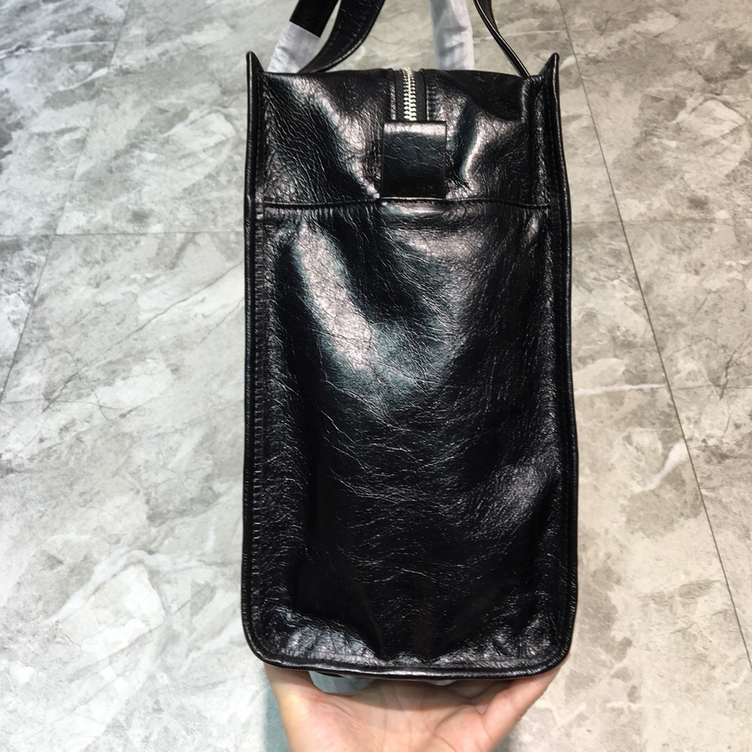 Balenciaga Bazar Medium Handbag Shopping Bag Black